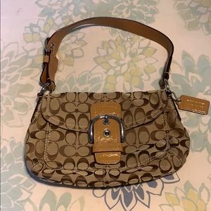 Medium Size Coach Bag with Belt Strap